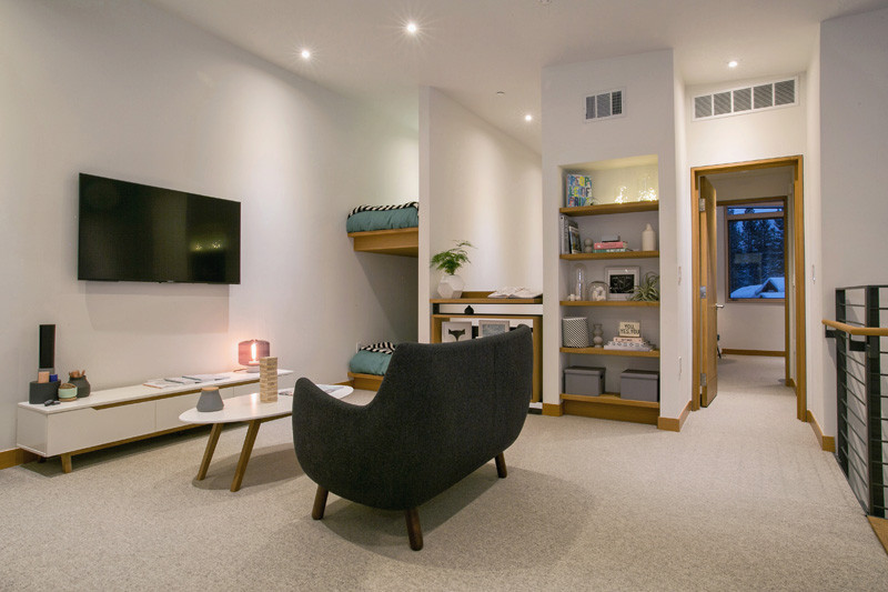 Design detail - These bunk beds are tucked out of the way in little alcoves