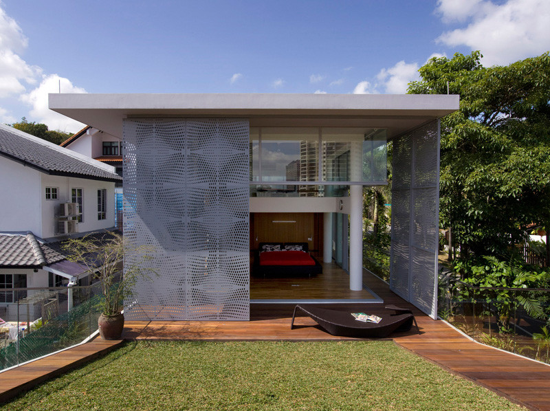 The OOI House, located in Singapore, and designed by Czarl Architects and Mink Architects.