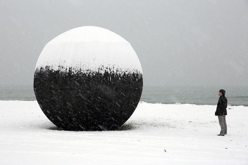 'In the Belly of a Bear', a sculpture by Lane Shordee, Caitlind r.c. Brown & Wayne Garrett.