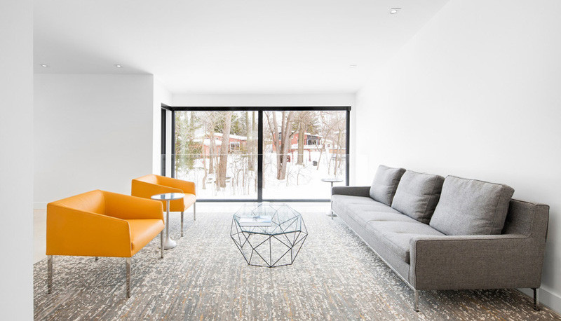 The Du Tour Residence in Laval, Canada, designed by Architecture Open Form and interior design firm FX Studio par Clairoux