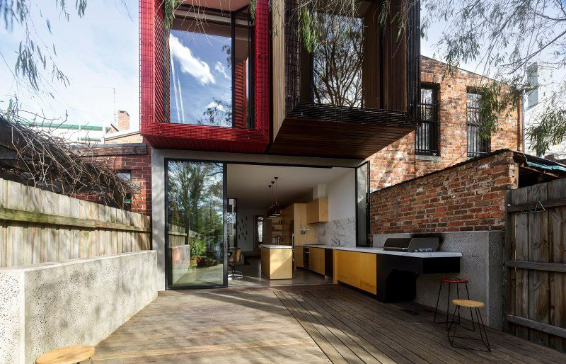 Design Detail - The Kitchen In This Home Flows From The Inside To The Outside