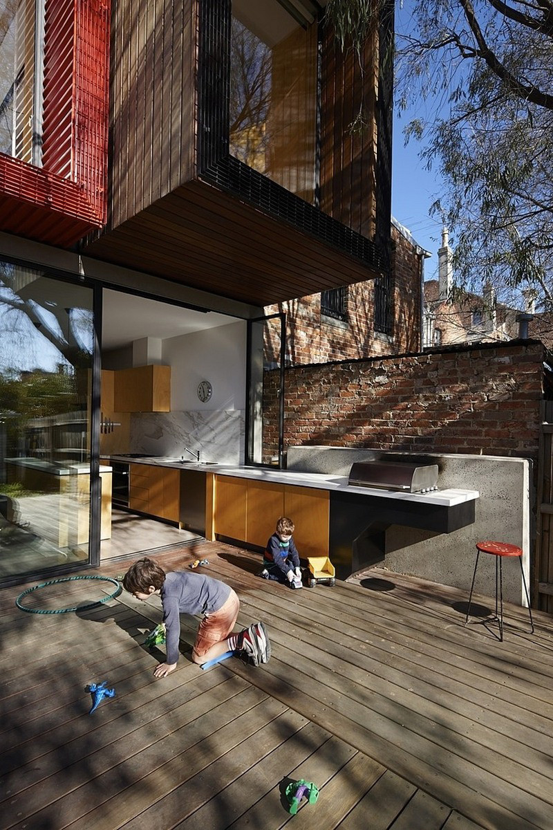 Design Detail - The Kitchen In This Home Flows From The Inside To The Outside