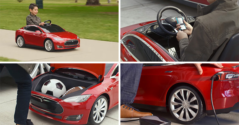 The Tesla Model S for Kids by Radio Flyer