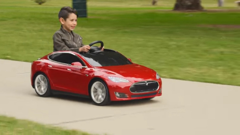 The Tesla Model S for Kids by Radio Flyer