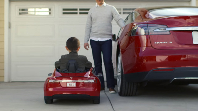 The Tesla Model S for Kids by Radio Flyer