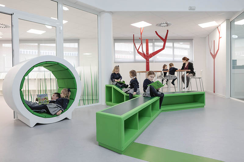 This Spanish kindergarten is filled with mountains, caves and chess