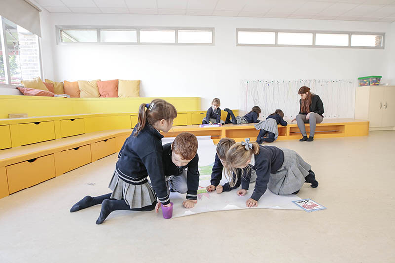 This Spanish kindergarten is filled with mountains, caves and chess