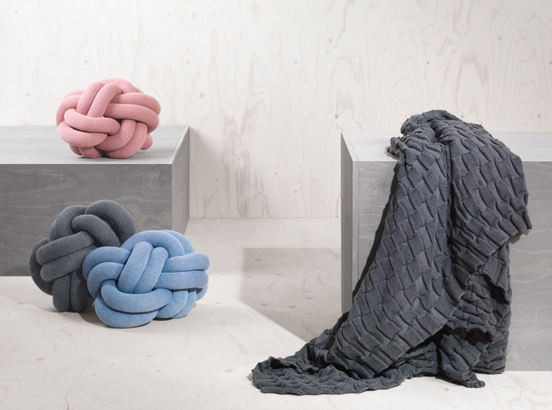 These Knot Cushions Are Not Your Normal Cushions // The Knot Cushions, designed by Ragnheiður Ösp Sigurðardóttir, and manufactured by Design House Stockholm