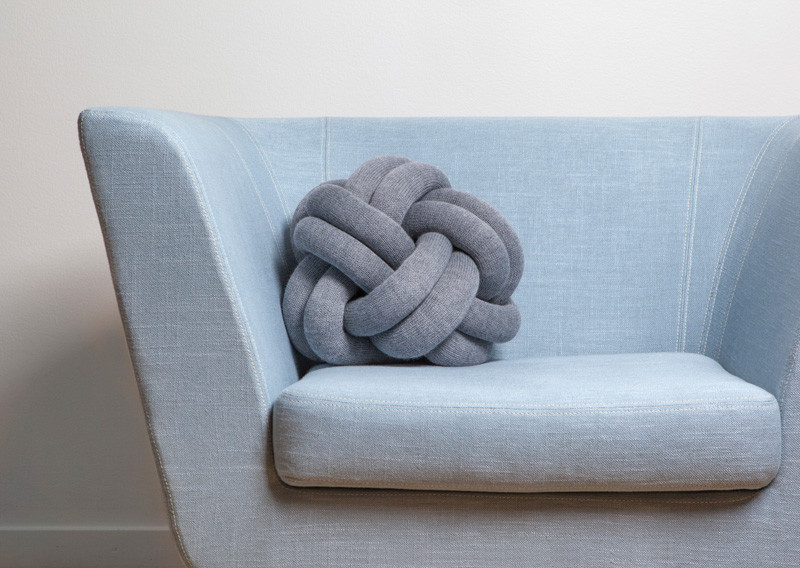 These Knot Cushions Are Not Your Normal Cushions // The Knot Cushions, designed by Ragnheiður Ösp Sigurðardóttir, and manufactured by Design House Stockholm