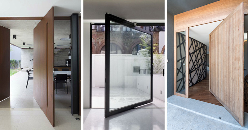 10 Examples Of Pivoting Doors