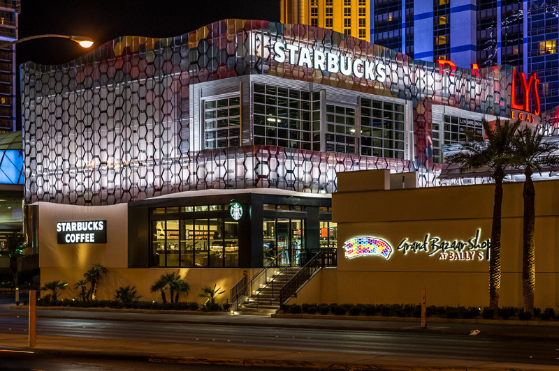 Starbucks just opened a new location with stadium style seating