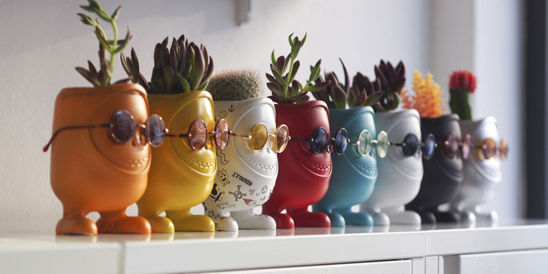 These little monster planters have a bit of an attitude