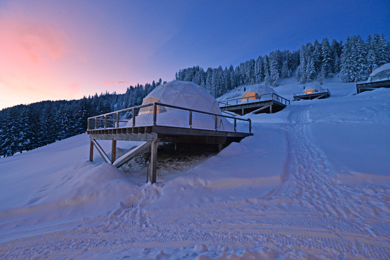 Have a look inside this pod hotel in the Swiss Alps