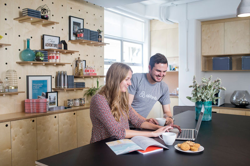 Take a tour of the new Airbnb offices in Sydney