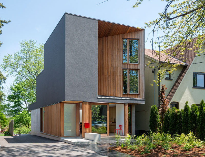 The Bala Line House, located in Toronto, Canada, and designed by Williamson Chong Architects.