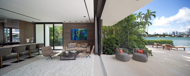 Casa Clara, located in Miami, and designed by Choeff Levy Fischman Architecture + Design