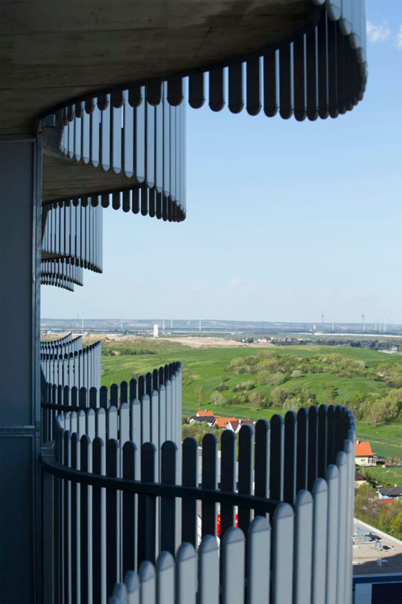 Citygate Tower in Vienna, Austria, designed by Querkraft Architekten.