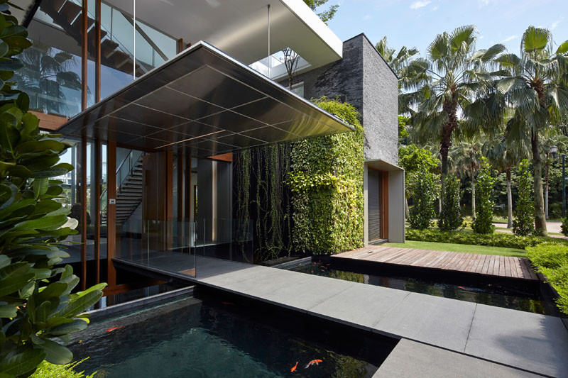 No.2, a house located in Singapore, and designed by Greg Shand Architects.