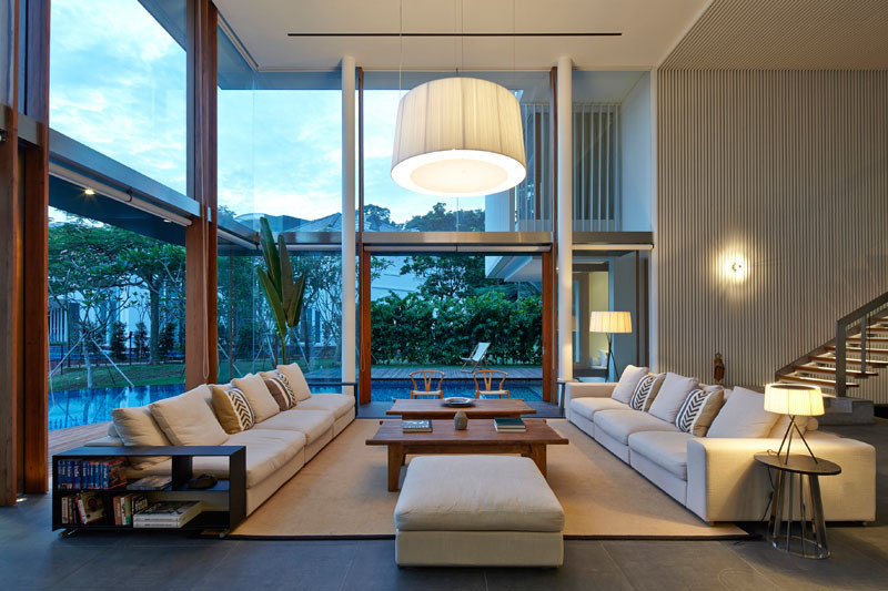 No.2, a house located in Singapore, and designed by Greg Shand Architects.