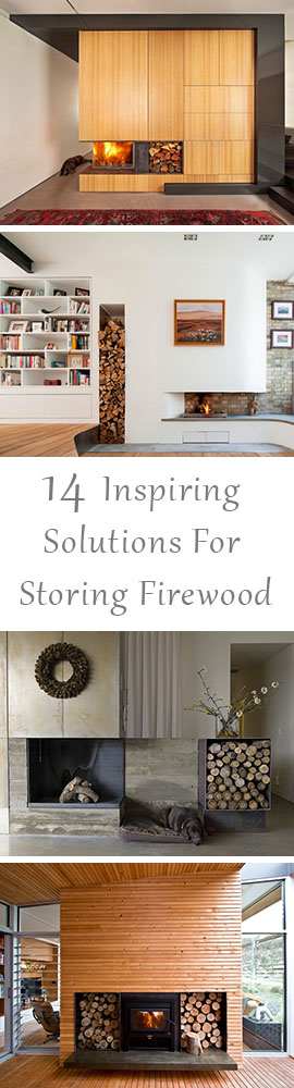 14 Inspiring Solutions For Storing Firewood In Your Home