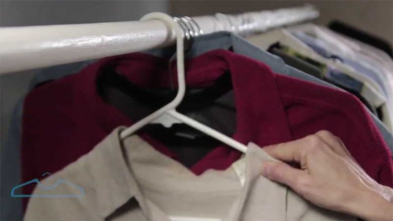 The design of these hangers is solving a problem we didn't know existed