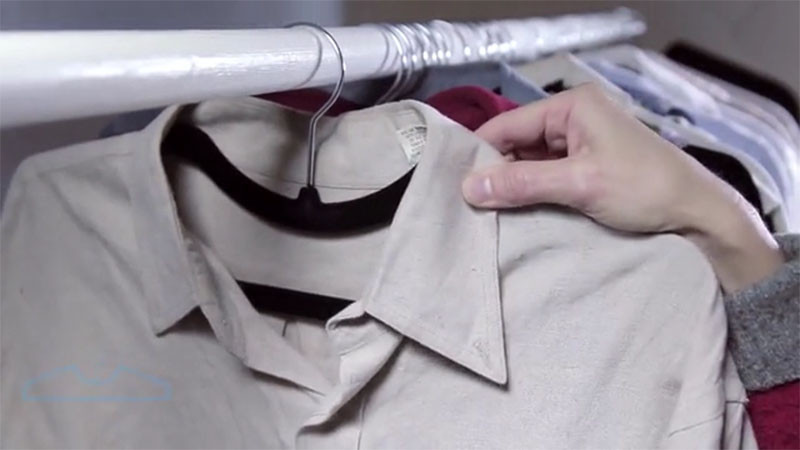 The design of these hangers is solving a problem we didn't know existed