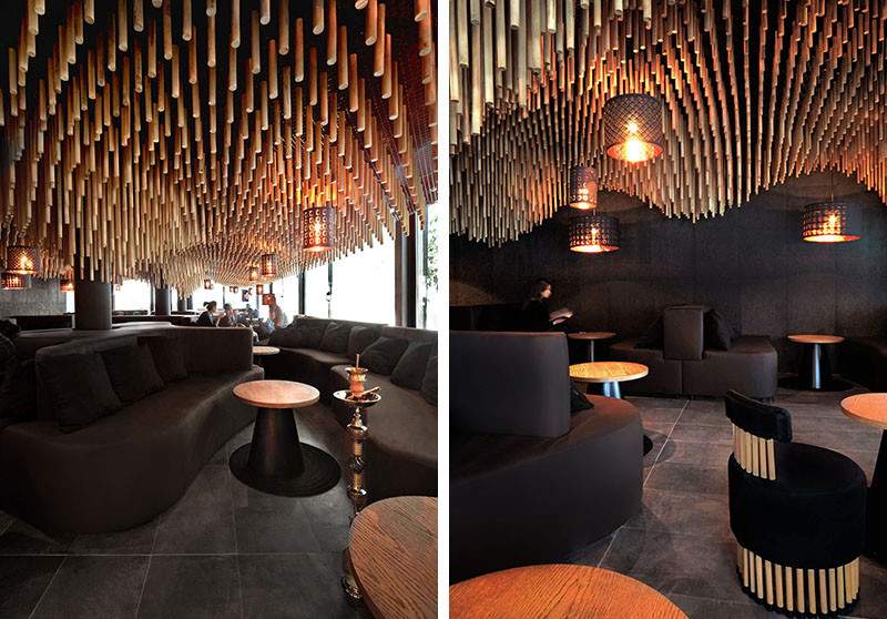 Hookah Bar Nargile in Sofia, Bulgari, and designed by KMAN Studio.