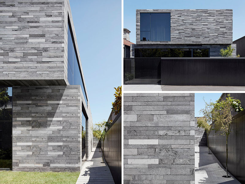 Design Detail - Lava Stone Is Used To Create A Natural Look For This Home