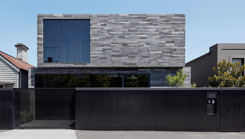 Design Detail - Lava Stone Is Used To Create A Natural Look For This Home