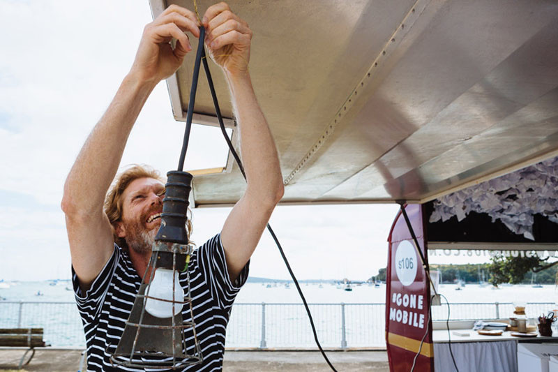 These architects wanted to work outside so they made a mobile office in a caravan