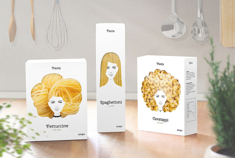 Pasta Packaging Concept by Nikita Konkin