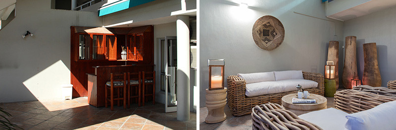 Before & After - A Townhouse Patio Got Revamped With A Beachy Vibe