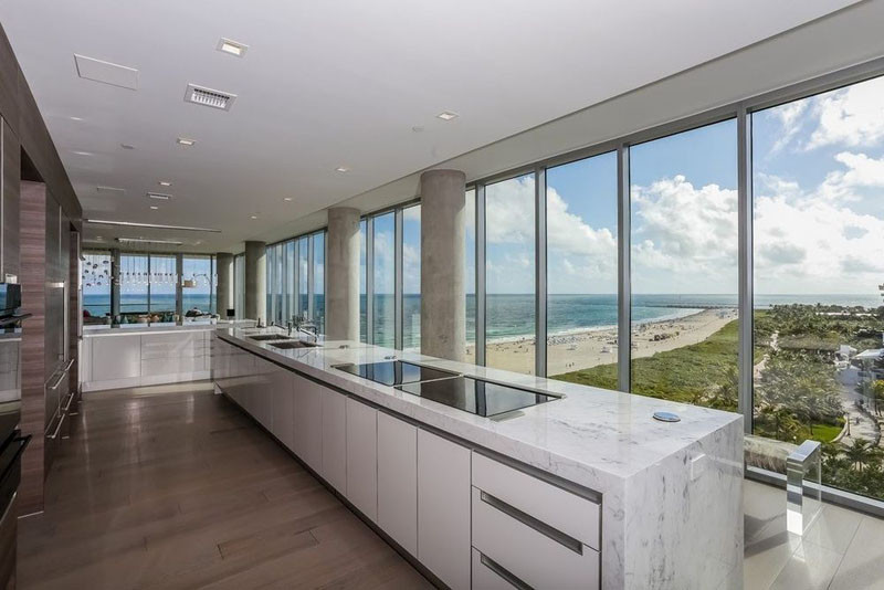 Take a quick look around this two-story luxurious penthouse in Miami