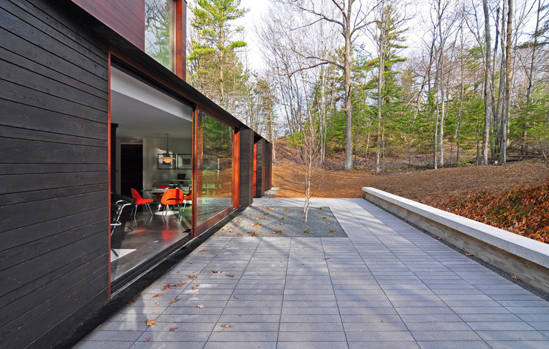 The Pleated House in Wisconsin, USA, designed by Johnsen Schmaling Architects