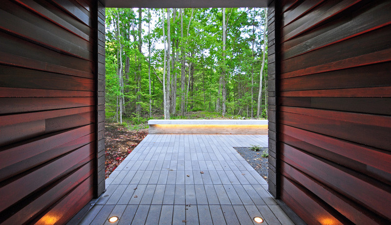 The Pleated House in Wisconsin, USA, designed by Johnsen Schmaling Architects