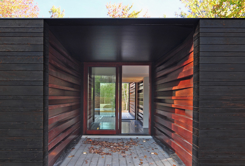 The Pleated House in Wisconsin, USA, designed by Johnsen Schmaling Architects