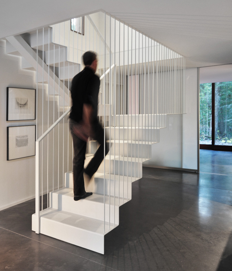 The Pleated House in Wisconsin, USA, designed by Johnsen Schmaling Architects