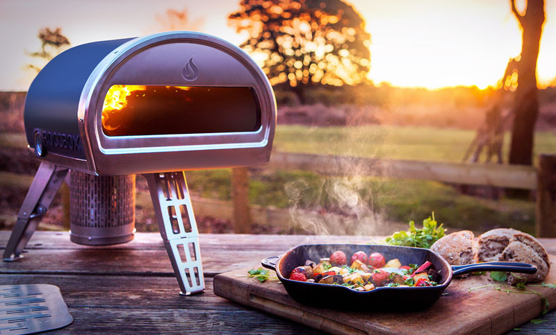 The Roccbox, a portable stone bake pizza oven.