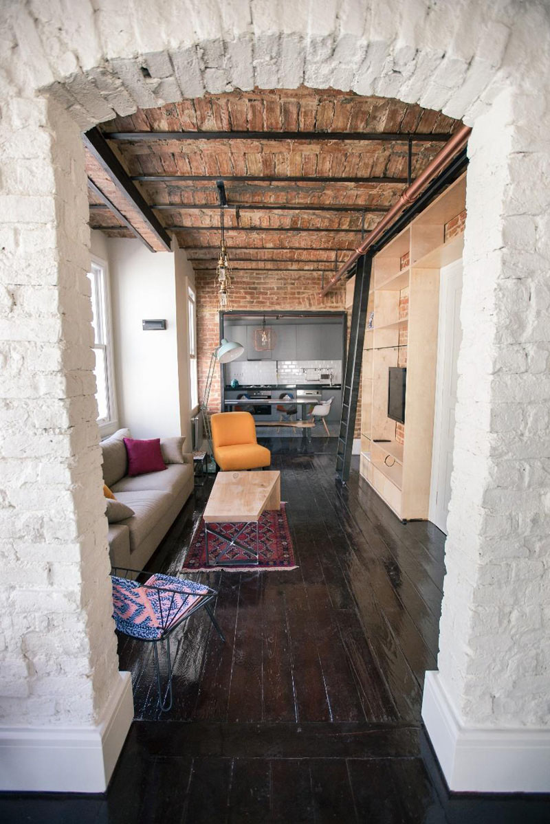 Before & After - This apartment in a historical building received a major upgrade