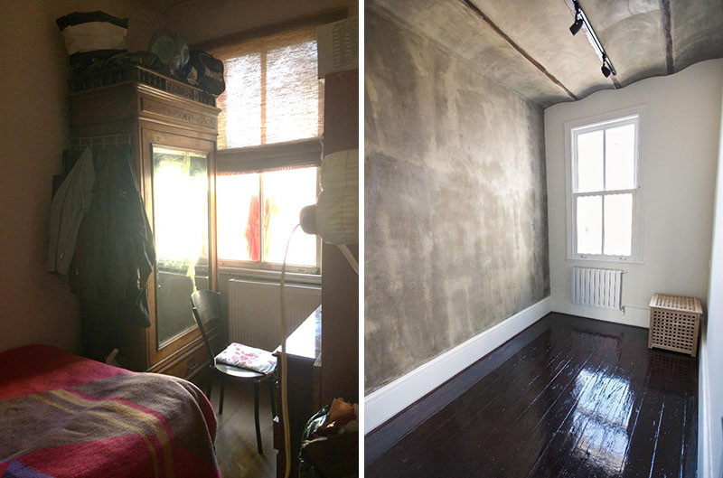 Before & After - This apartment in a historical building received a major upgrade