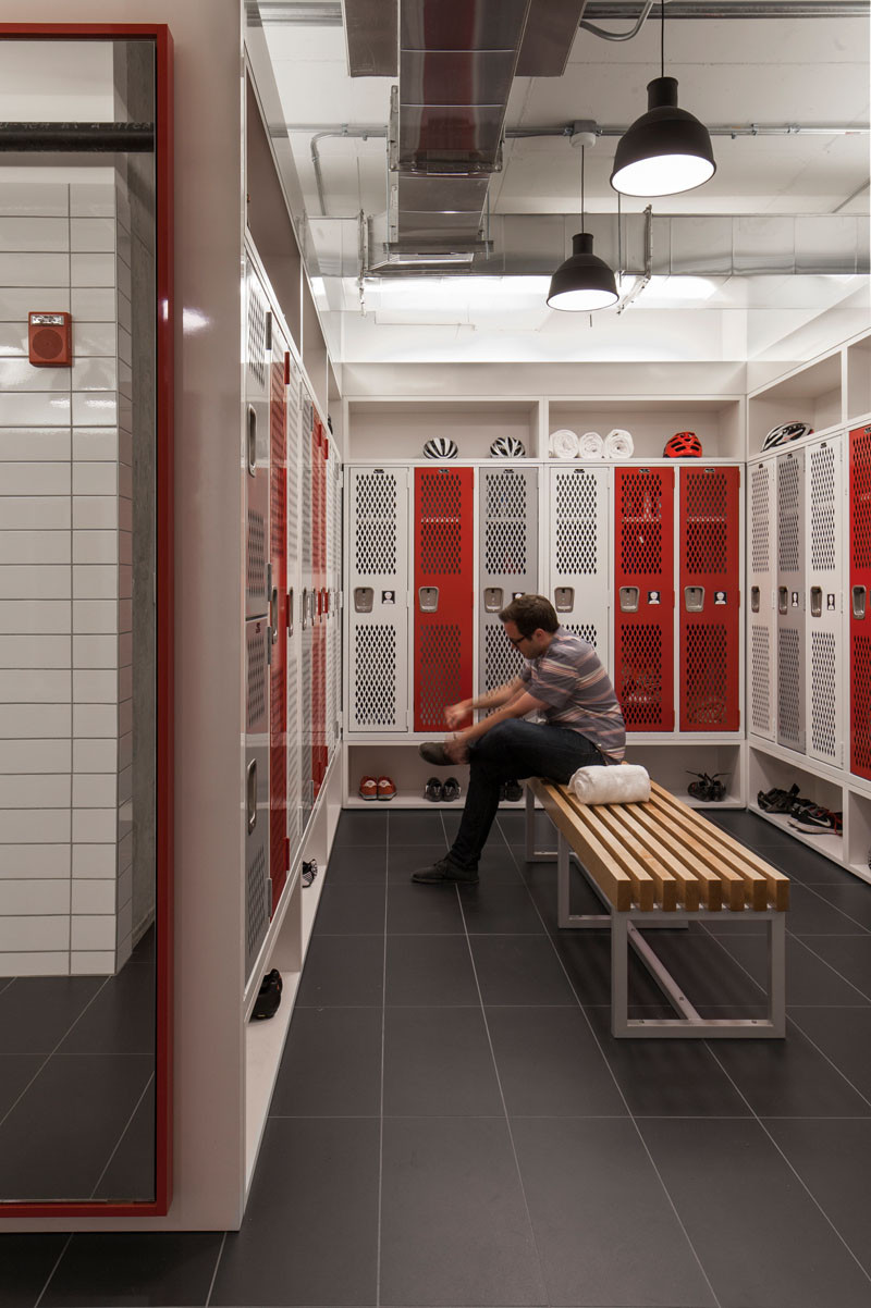 This is a bike-lovers dream office to work in