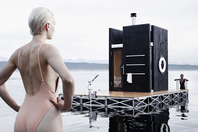 This Sauna Floats On A Seattle Lake