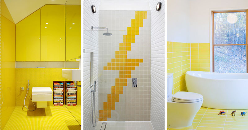 10 Examples Of How To Include Yellow In Your Bathroom