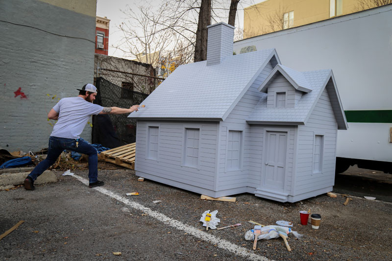 'Smokers' Art Installation by Mark Reigelman II