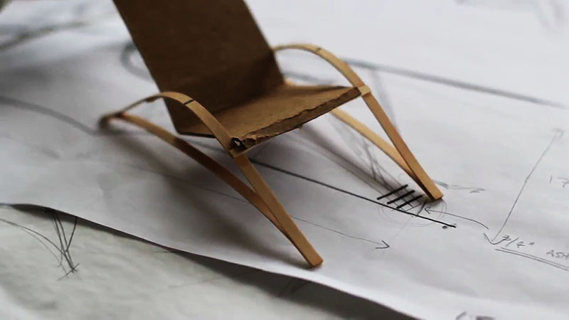 See How This Bow Spring Chair Was Made