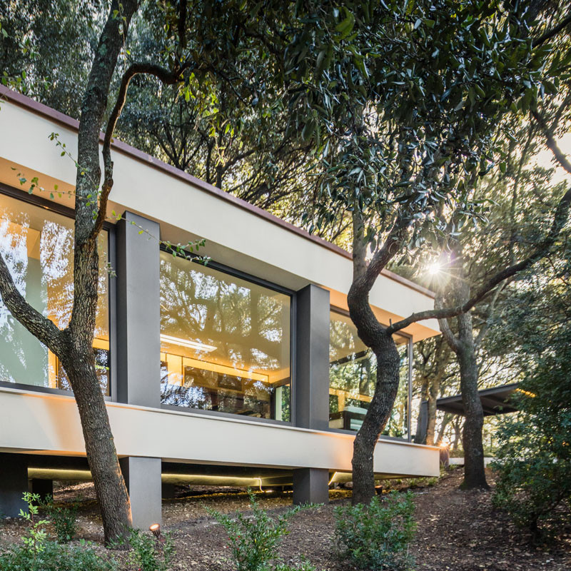 The House in the Woods, a detached extension, designed by Officina29 Architetti