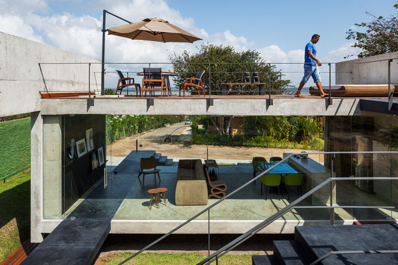 Two Beams House, located in Tibau do Sul, Brazil, and designed by Yuri Vital