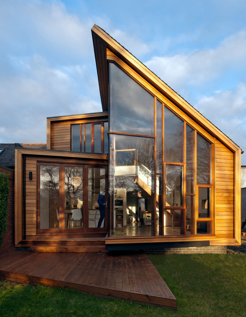 Solen Vinklar, a contemporary house extension, designed by David Blaikie Architects