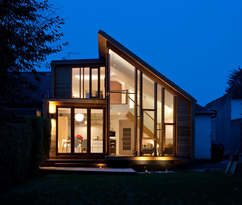 Solen Vinklar, a contemporary house extension, designed by David Blaikie Architects