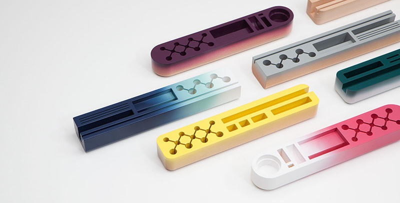 A Desk Organizer For Color Gradient Lovers